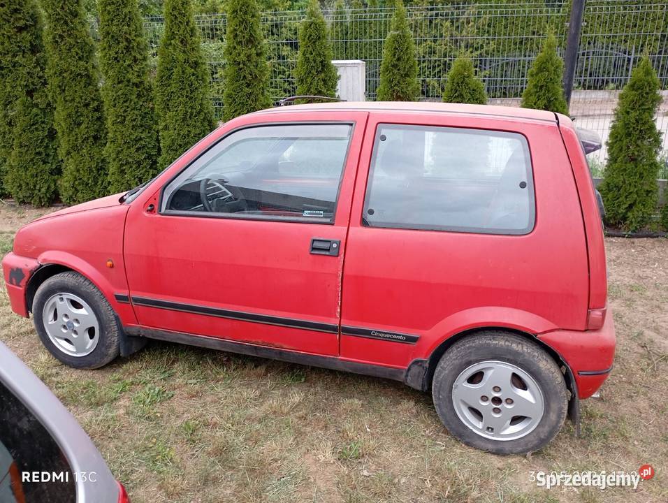 Fiat Cinquecento Sporting 96 manualna Legionowo sprzedam