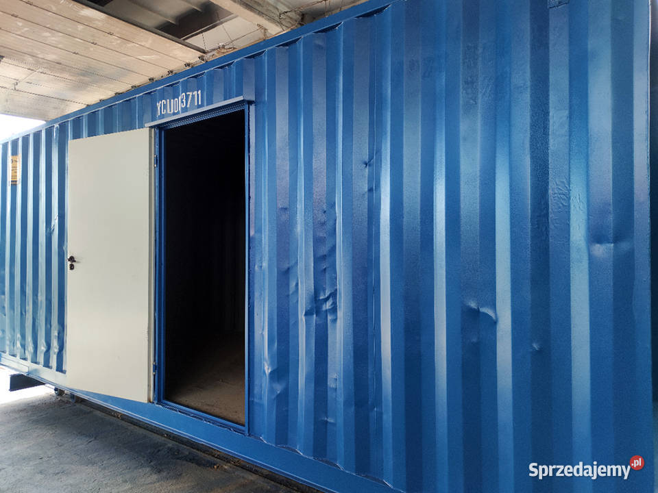 Kontener drewutnia niebieska Pozostałe pomorskie Banino
