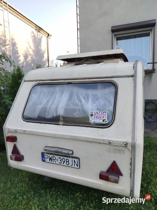 Niewiadów N126b 1980 zarejestrowana przyczepka Września