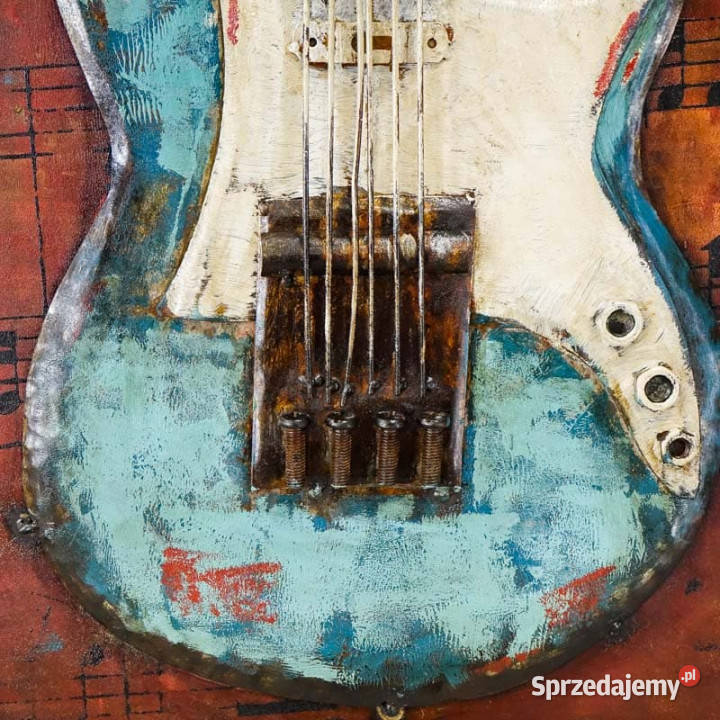 Obraz metalowy 3D LOFT MUZYKA BLUES 40x60 Chmielnik sprzedam