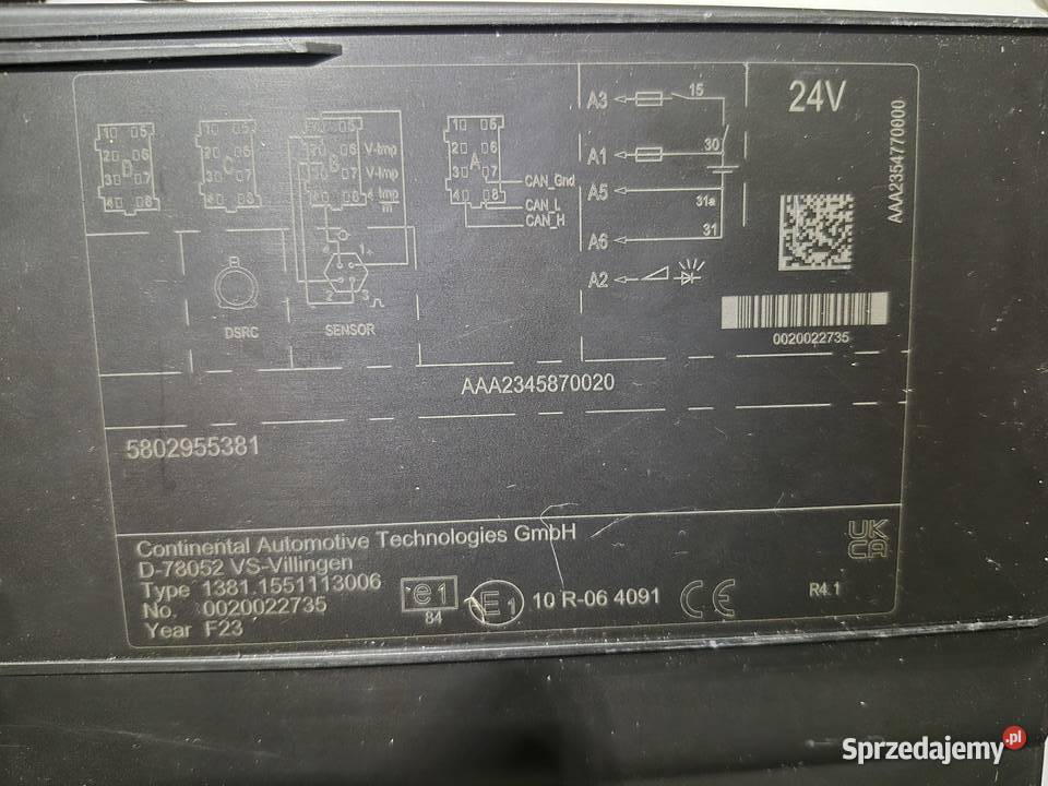 Tachograf VDO 41 smart2 GEN2V2 Iveco Stralis Obłotne sprzedam