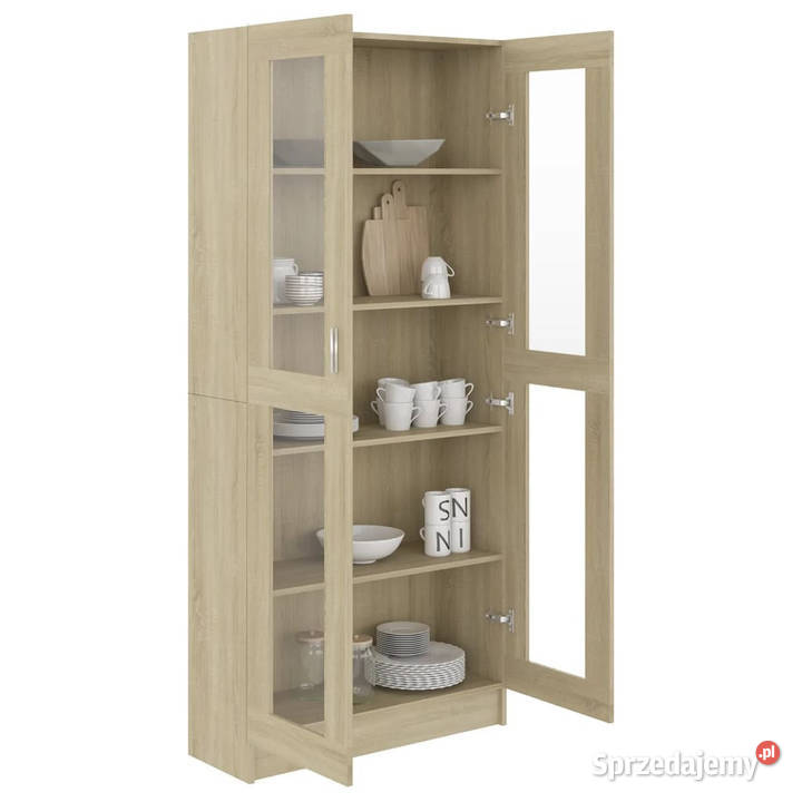 Witryna dąb sonoma 825x305x1855 materiał sprzedam