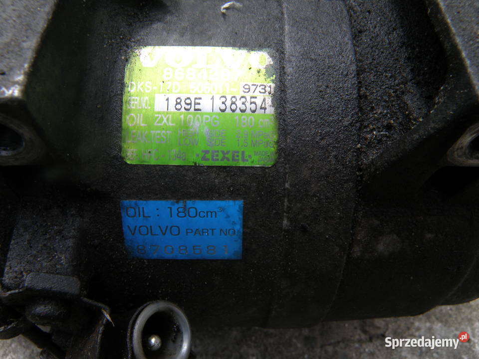 Sprężarka kompresoe klimatyzacji Volvo s60 v70 Kraków