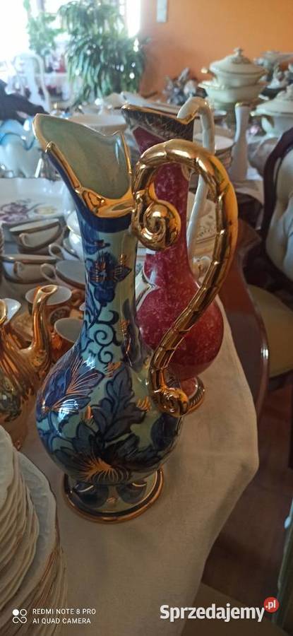 Amfora wazon Vintage Hubert Bequet Ceramique Gdańsk