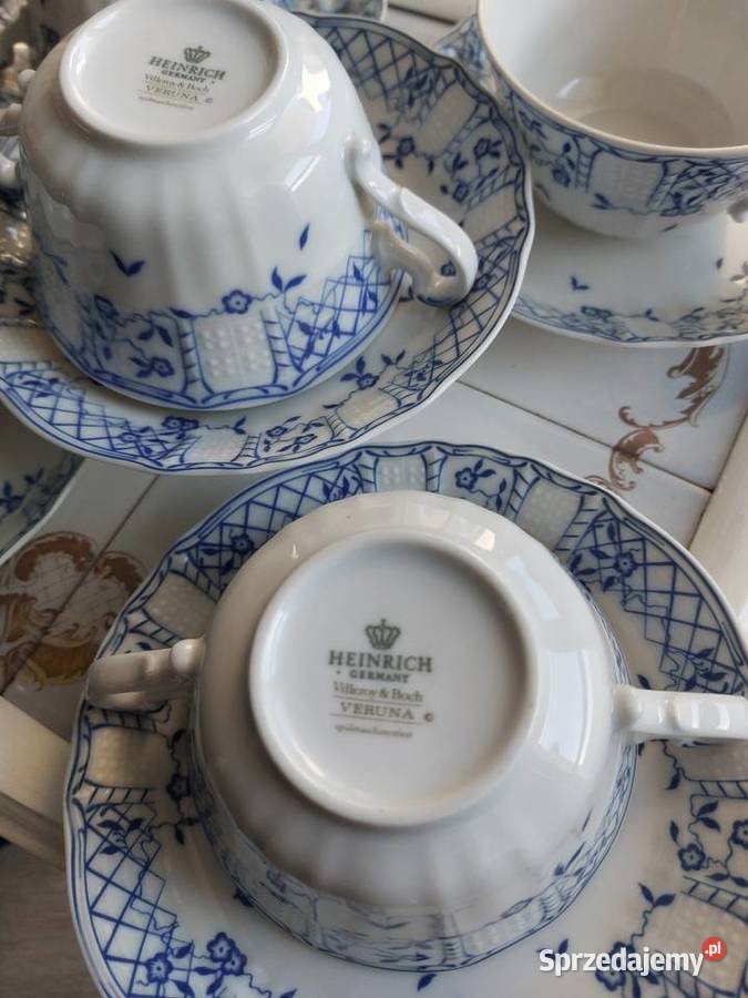 Bulionówki Heinrich porcelana Niemcy Wałbrzych