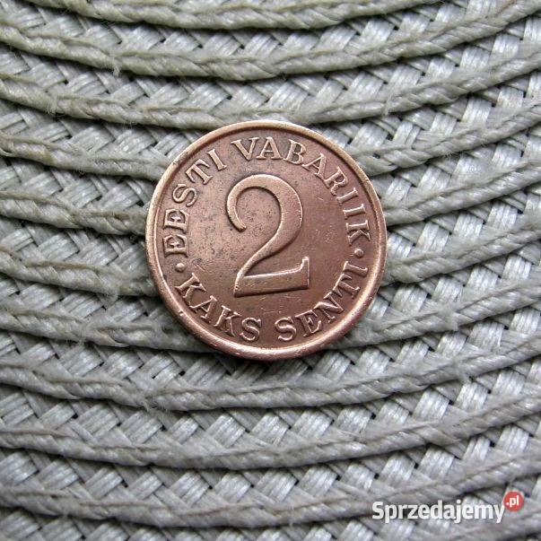 Estonia 2 Senti 1934r wielkopolskie Kalisz sprzedam