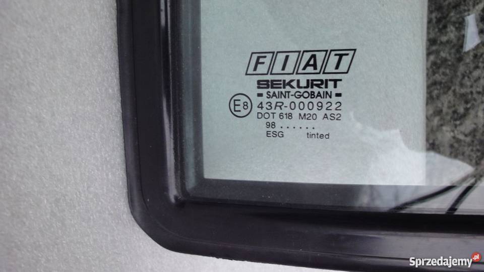 Fiat Seicento Tylne przyciemniane szyby boczne osobowe Karoseria Żmigród