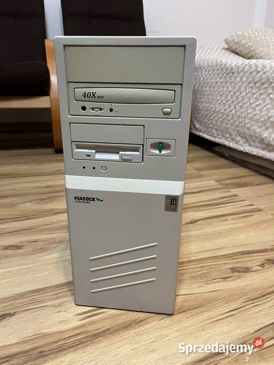 Zabytkowy komputer PC ATX Peacock AMD K62 450MHz Klasy Pentium III i słabsze sprzedam