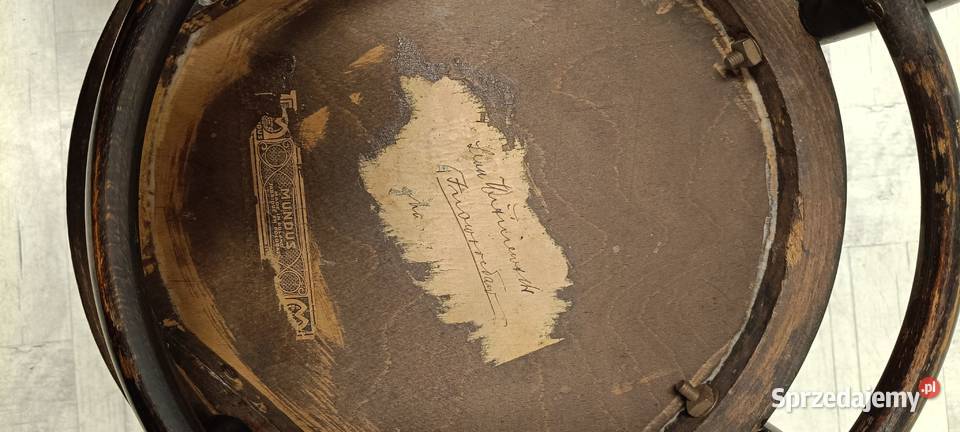 krzesło krzesła Thonet stare gięty buk A14 łódzkie Radomsko