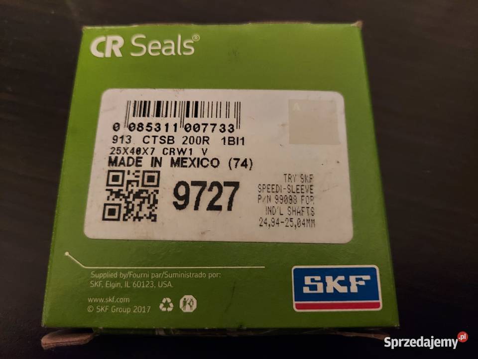 Simmering SKF CRW1 V 25x40x7 kat 9727