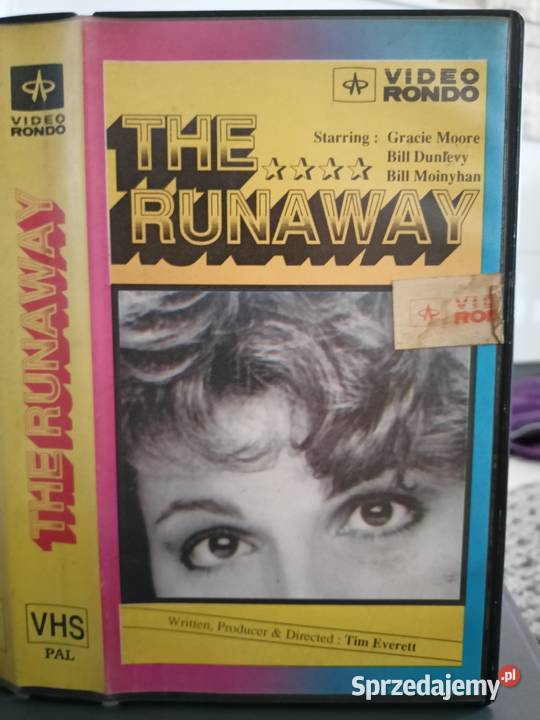 Kaseta VHS Film The Runaway podkarpackie Rzeszów
