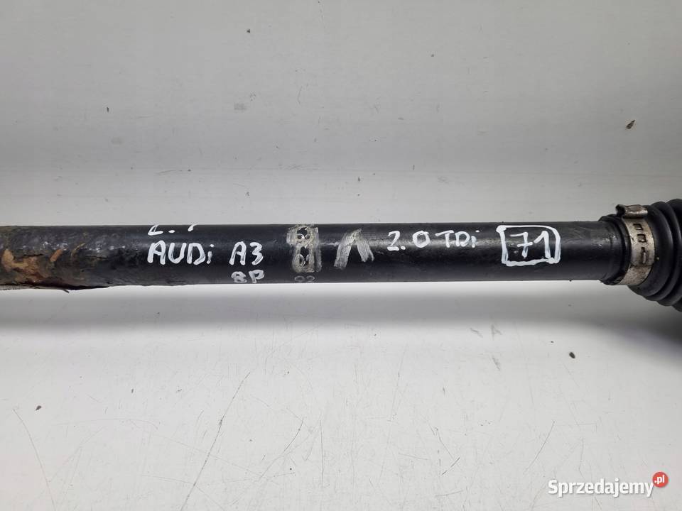 PÓŁOŚ Audi A3 8P VW 20 TDI LEWA TYLNA półośka lubelskie Chełm