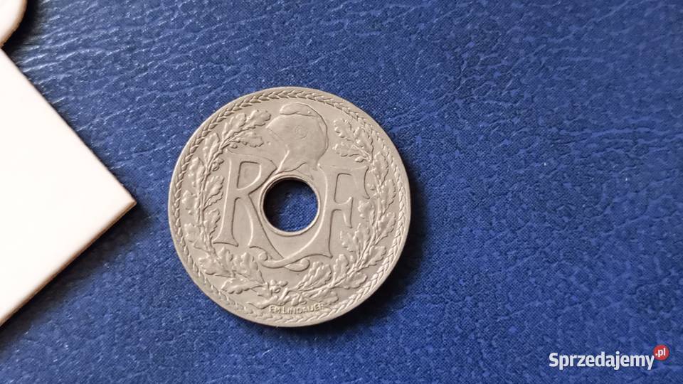 Stare monety 10 centym 1937 Francja