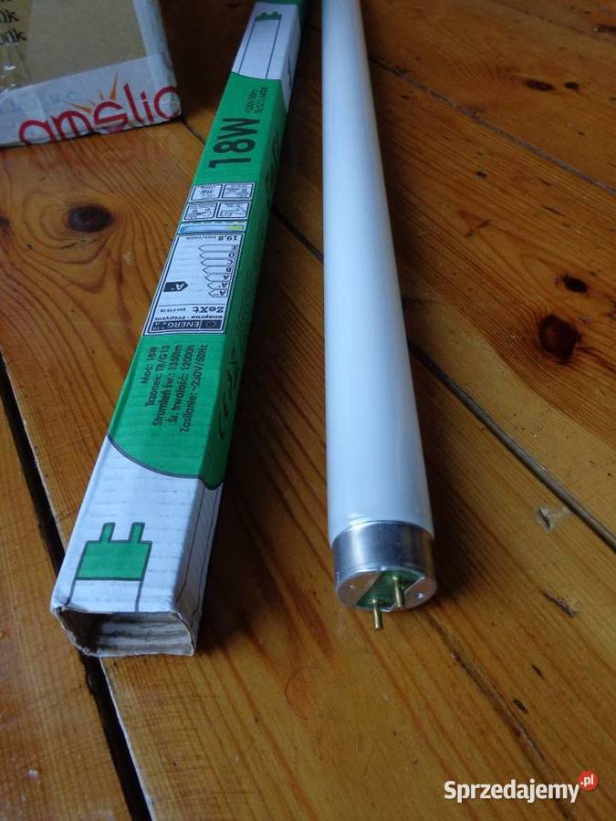 Świetlówka liniowa T8G13 6400K 18W ZEXT A lubuskie Skwierzyna