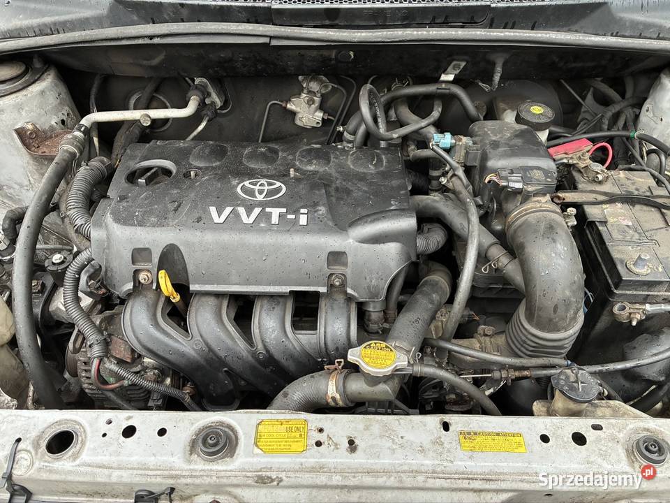 Toyota Yaris 13 VVTi 2001 kolizji w tył elektryczne lusterka Kłodawa
