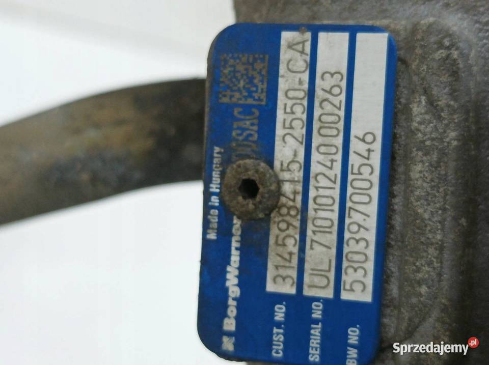 TURBOSPRĘŻARKA 314598415 20 T Volvo S60 III osobowe