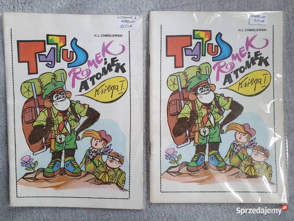 Tytus Romek i ATomek różne księgi i wydania Komiksy Książki i Podręczniki Gdynia