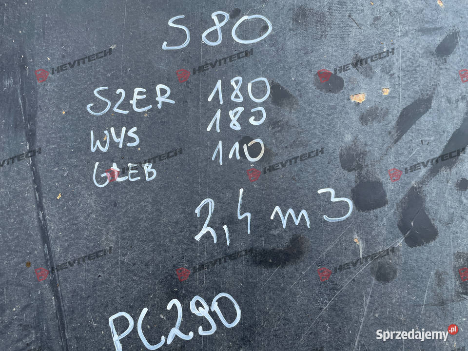 Łyżka KST S80 do koparki np PC290 PC300 EC300E Osprzęt roboczy Gądki
