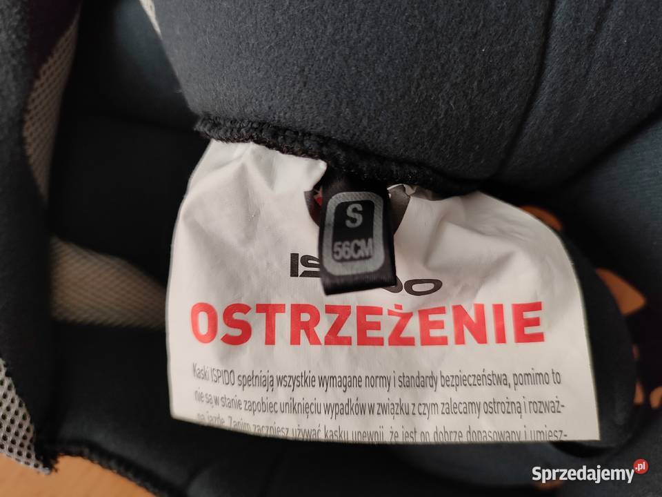 Kask otwarty Ispido Aviator czarny rozmiar S Rozmiar S Gliwice