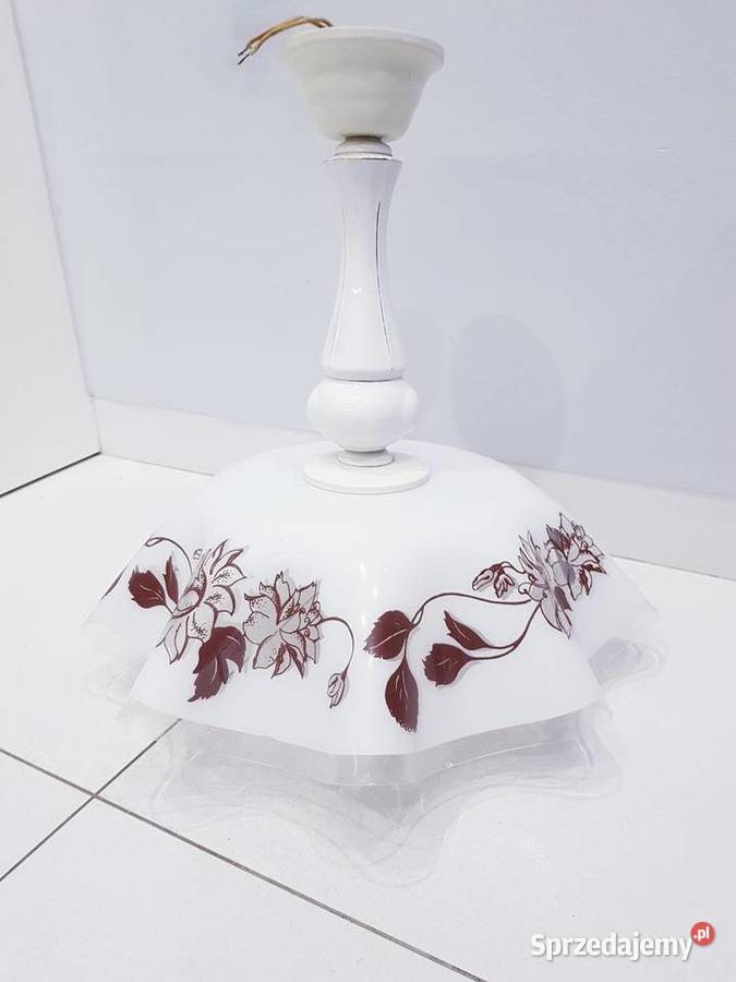 Lampa sufitowaakrylowa z żarówką E27 śląskie Dąbrowa Górnicza sprzedam
