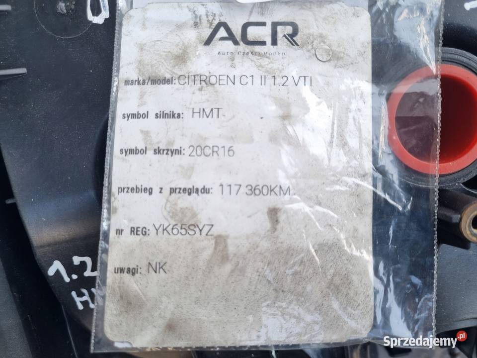 SILNIK PRZEGLĄDZIE Citroen C1 II 12 VTI 82 nowy lubelskie Rudka
