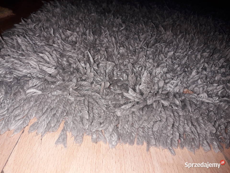 Dywan miękki długowłosy szary super stan mazowieckie