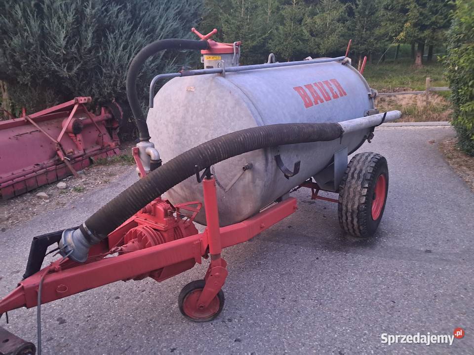 Beczkowóz BAUER 2200L ocynk małopolskie Mszana Dolna