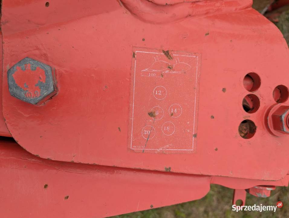 Pług obrotowy kverneland Vario 20 szerokie koło Stężyca