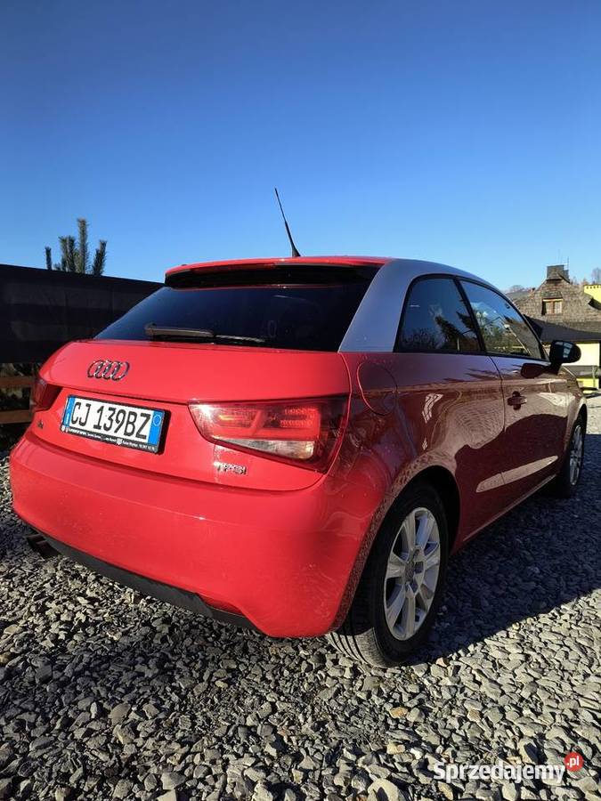 Audi A1 benzyna ful led czerwona perła A1 sprzedam