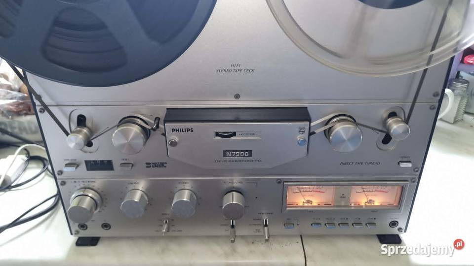 Magnetofon szpulowy Philips N7300 Reel to Reel Warta