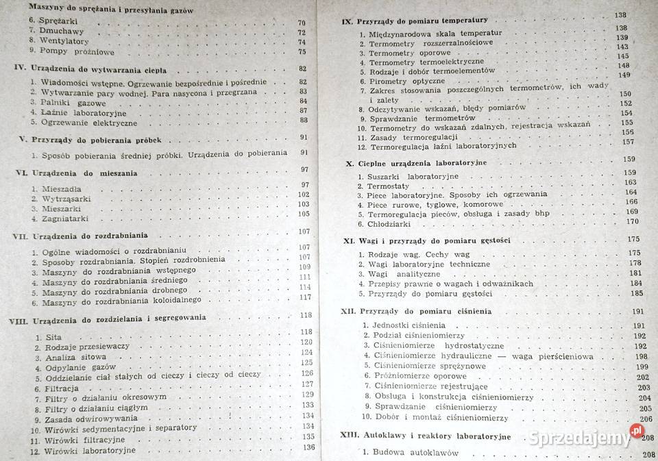 Aparatura i urządzenia laboratoryjne cz 1 Praca sprzedam