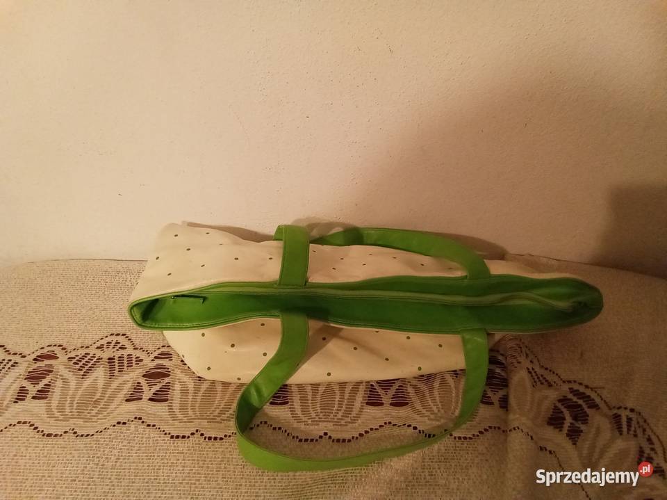 Torba Oriflame zielona w kropki Torby i torebki Warszawa