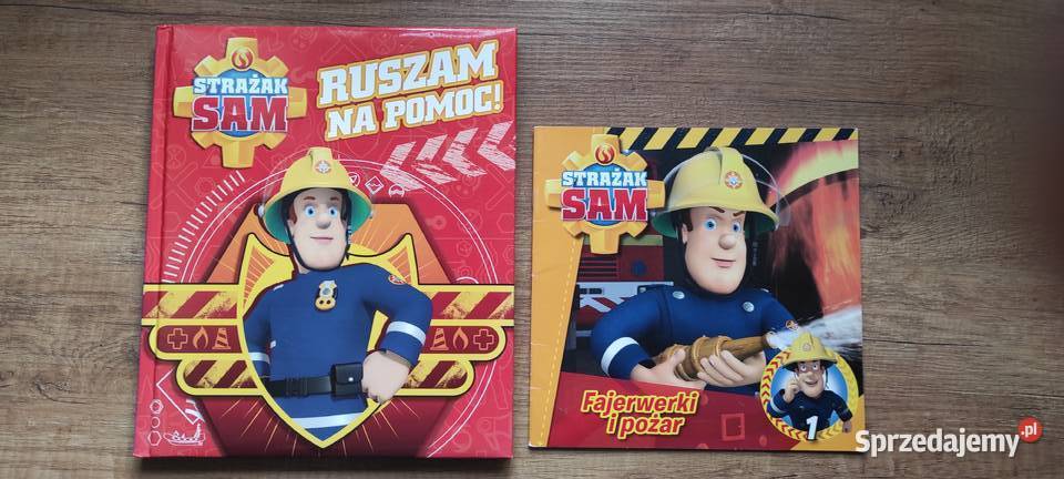 Książki STRAŻAK SAM Ruszam na pomoc Fajerwerki i Oświęcim