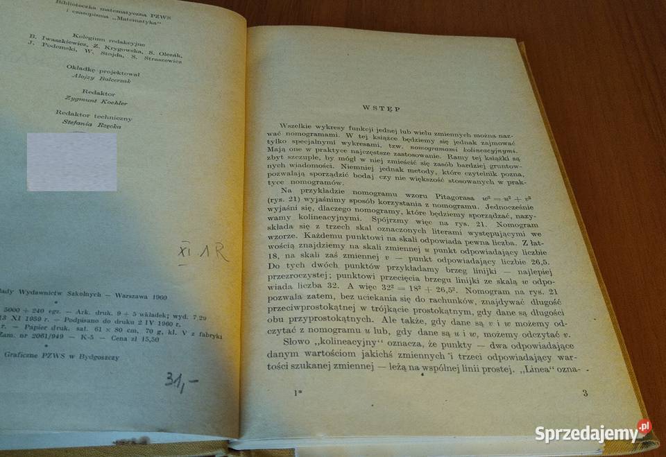 Proste nomogramy Ryszard Krasnodębski twarda Gdańsk