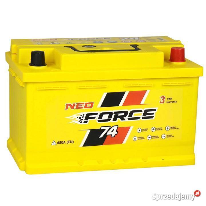 Akumulator Neo Force 74Ah 720A Zakopane