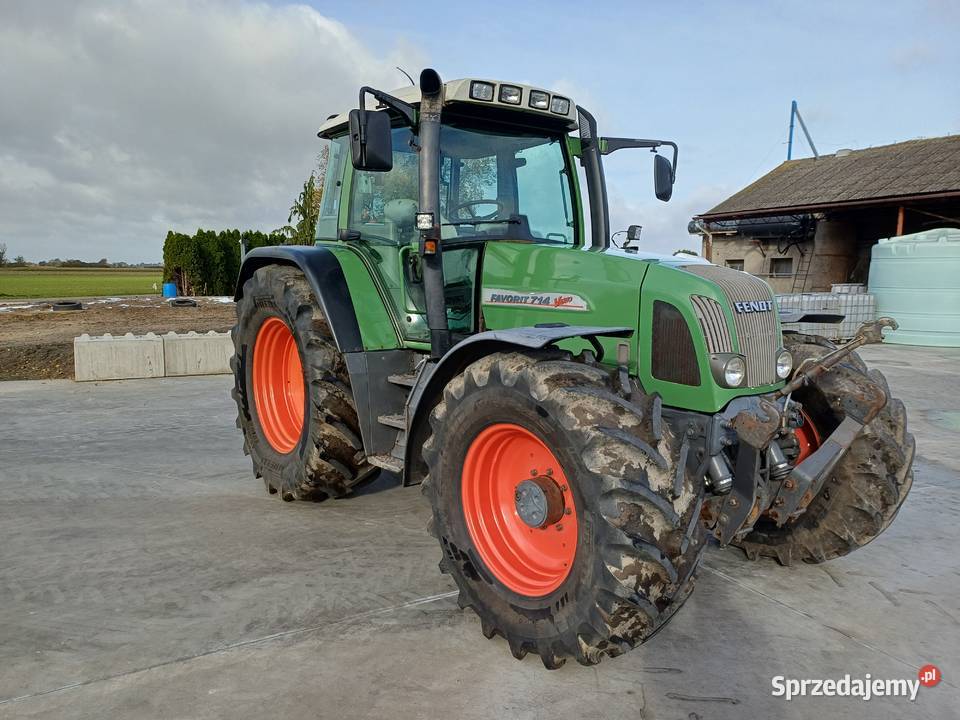 Fendt 714 Vario ciągnik rolniczy Fendt 714 716 Witkowo