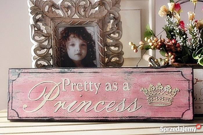 Zawieszka tabliczka Princess WYPRZEDAŻ Poznań
