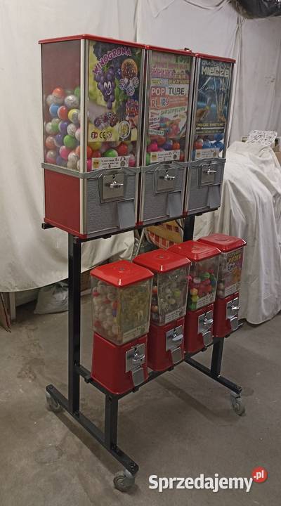 Automat sprzedający zabawki pamiątki w kapsułach Kołobrzeg sprzedam