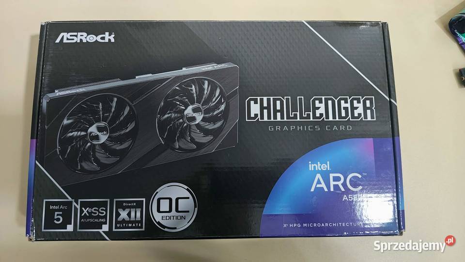 Karta graficzna ASRock Intel arc a580 challenger sprzedam