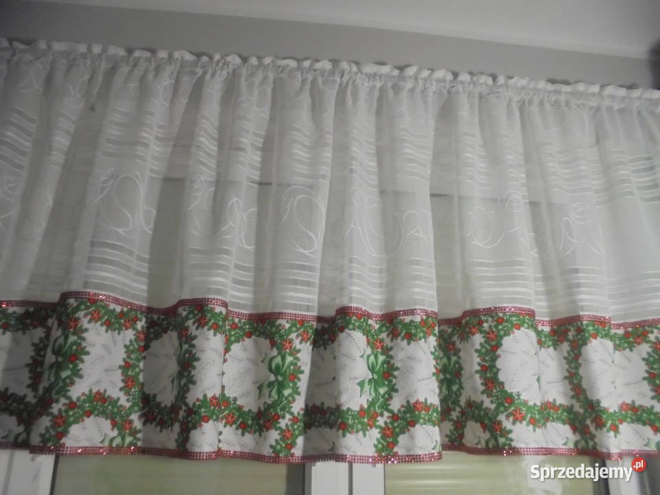 firanka świateczna z cyrkoniami glamur 275 90 Wyposażenie wnętrz