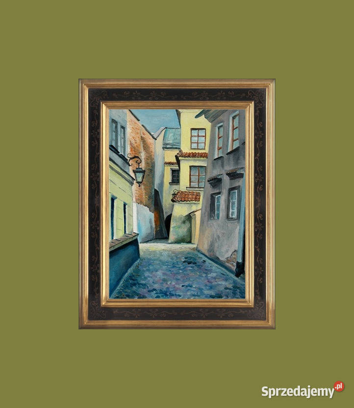 Obraz olejny Lublin Ku Farze sprzedam