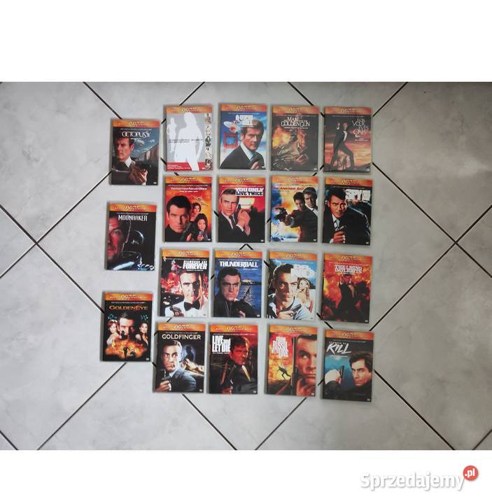 James Bond 007 kolekcja filmów dvd unikat świętokrzyskie Kielce sprzedam