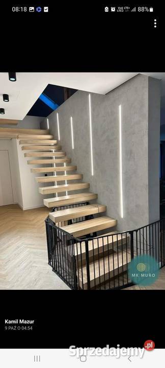 Stelarz na schody półkowe Łódź