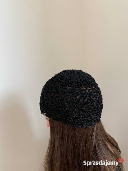 Ażurowa czapeczka dokerka Nakrycia głowy Jastków sprzedam