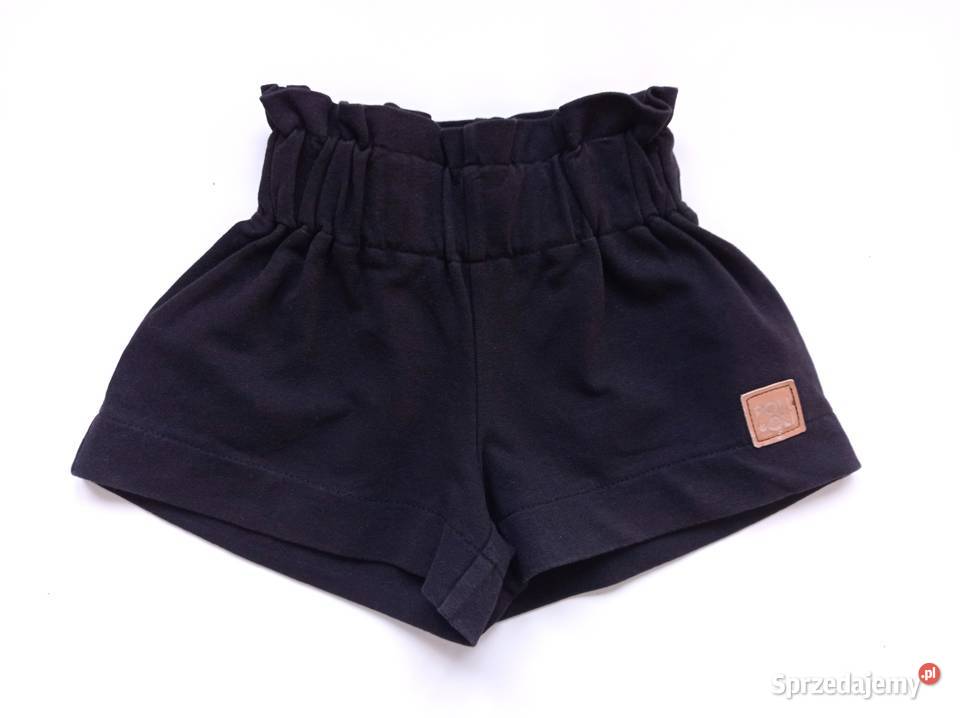 Krótkie spodenki Poli Oli 9298 czarne dziewczynka sprzedam