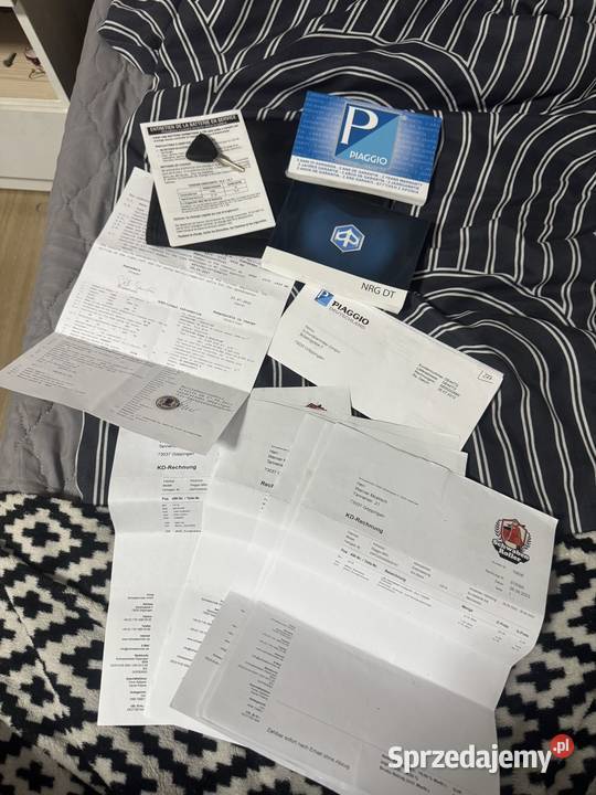 Piaggio NRG Power DT 2012r 13 124 oryginał cichy Lutomia Dolna