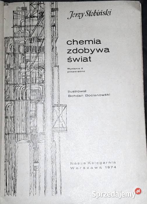 Chemia zdobywa świat Jerzy Stobiński Książki i Podręczniki Chełm