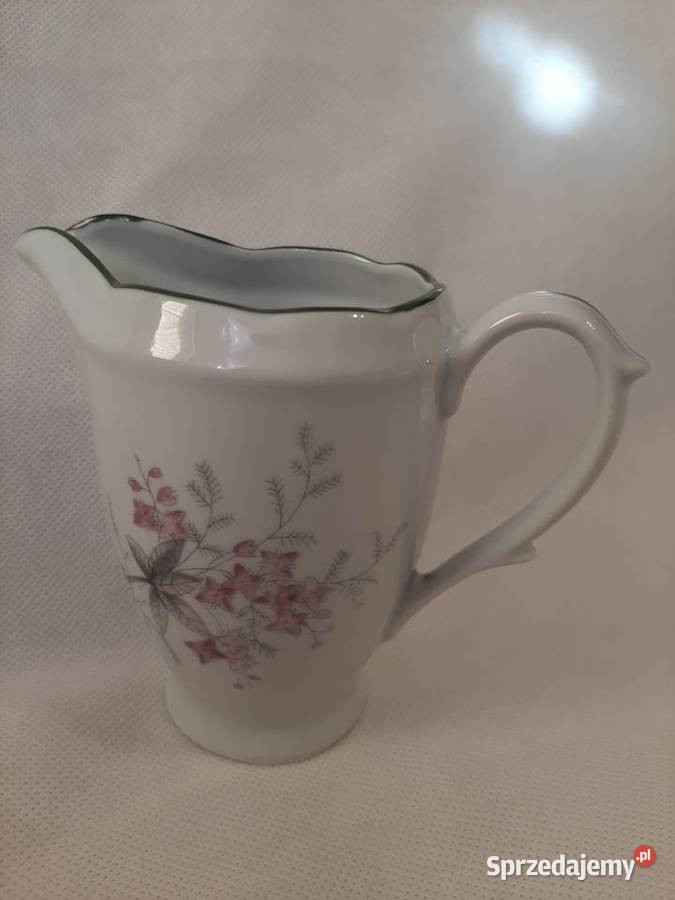 Porcelanowy mlecznik Ćmielów sygnowany kujawsko-pomorskie Inowrocław