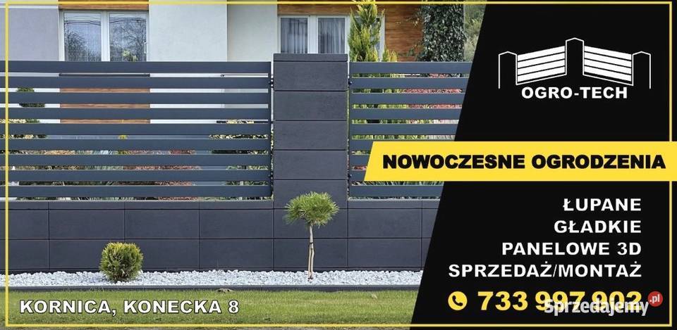 Nowoczesne ogrodzenia pustaki bloczki modułowe Barycz