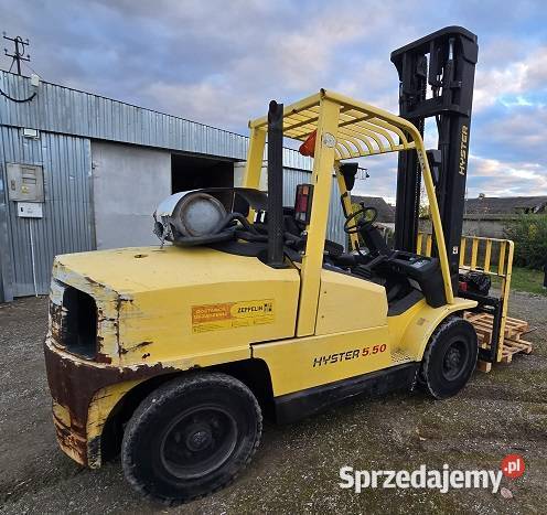 Wózek widłowy HYSTER H550XM udźwig 5ton 55 2006r